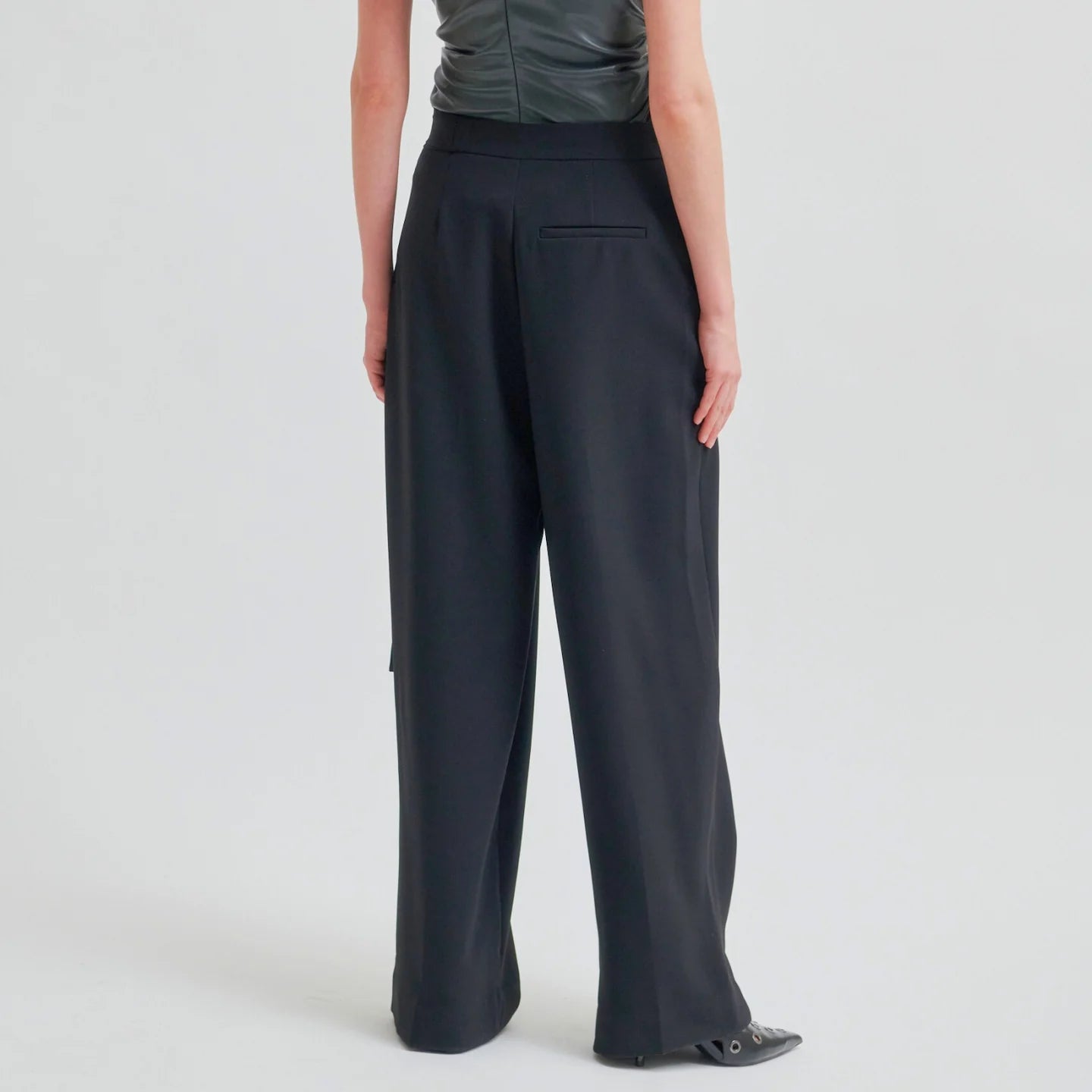 Second Female Fique Wrap Pant - Black