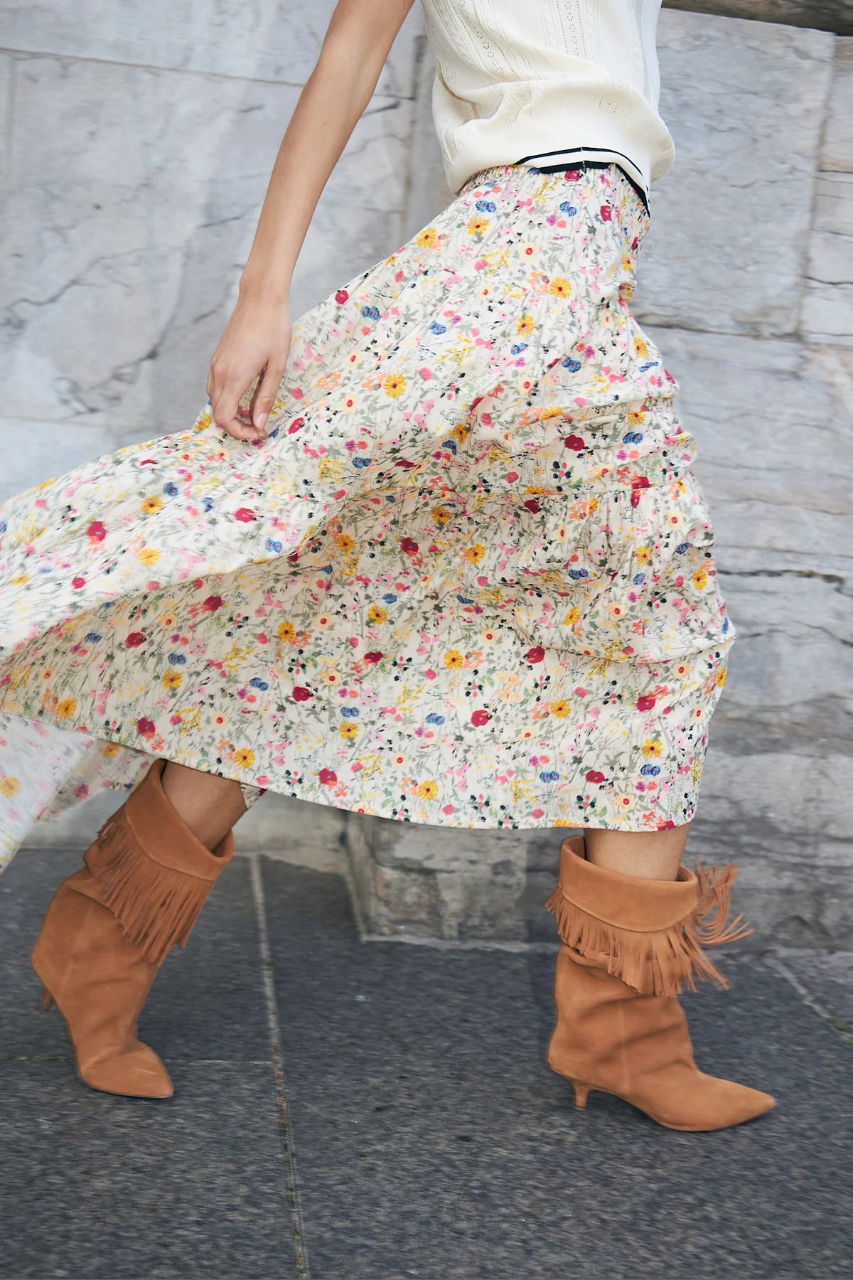 Lollys Laundry Sunset Maxi Skirt
