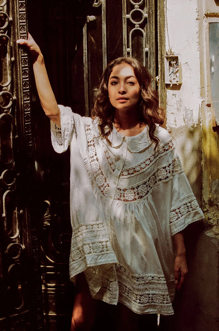 Kinga Csilla Tessera Nola Button Down Dress