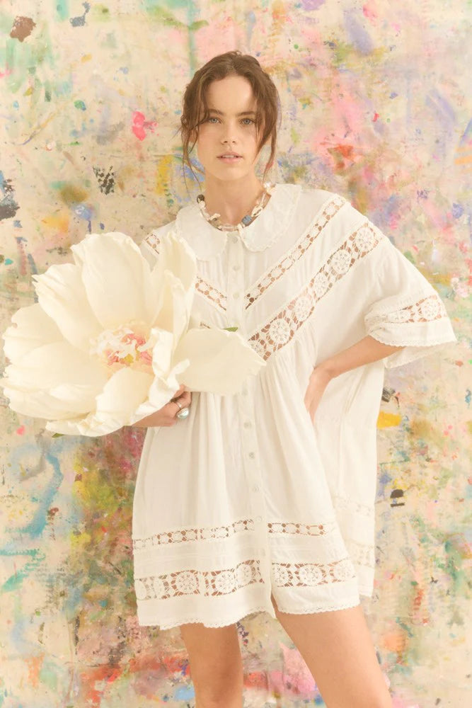 Kinga Csilla Tessera Nola Button Down Dress