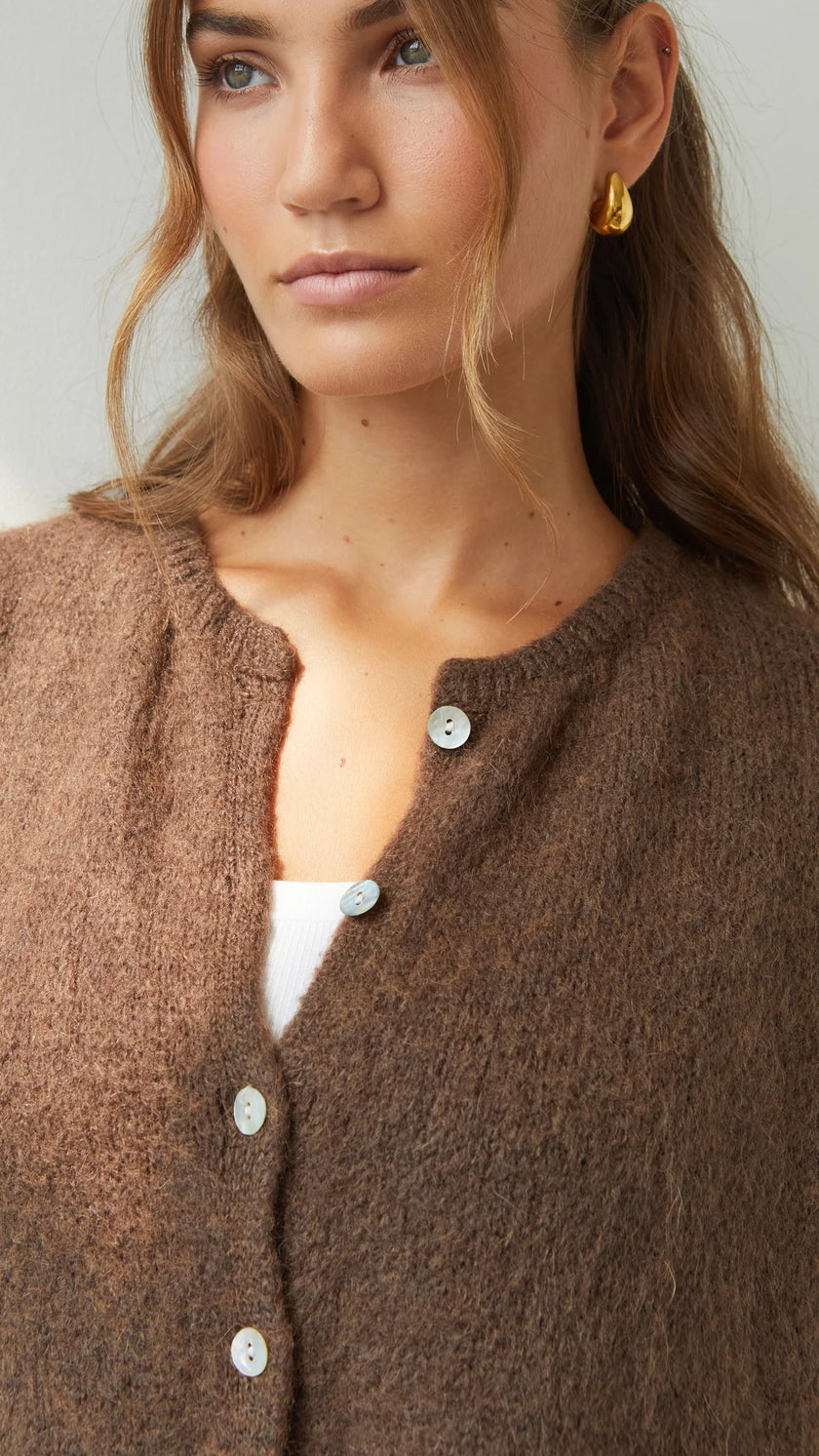 Charli Emme Cardigan - Espresso