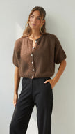 Charli Emme Cardigan - Espresso