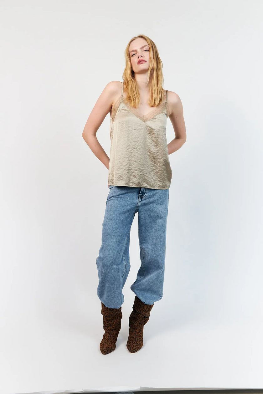 Lollys Laundry Viane Top - Beige