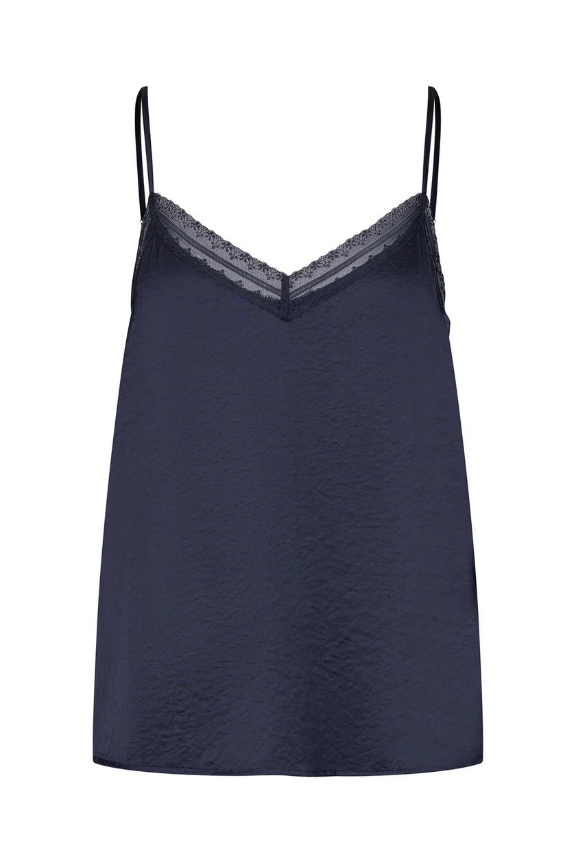 Lollys Laundry Viane Top - Navy