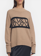 VIKTORIA & WOODS Interlude Knit - Camel/Black