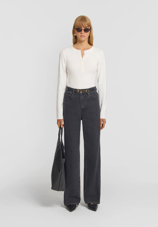 VIKTORIA & WOODS Clique Rib Henley
