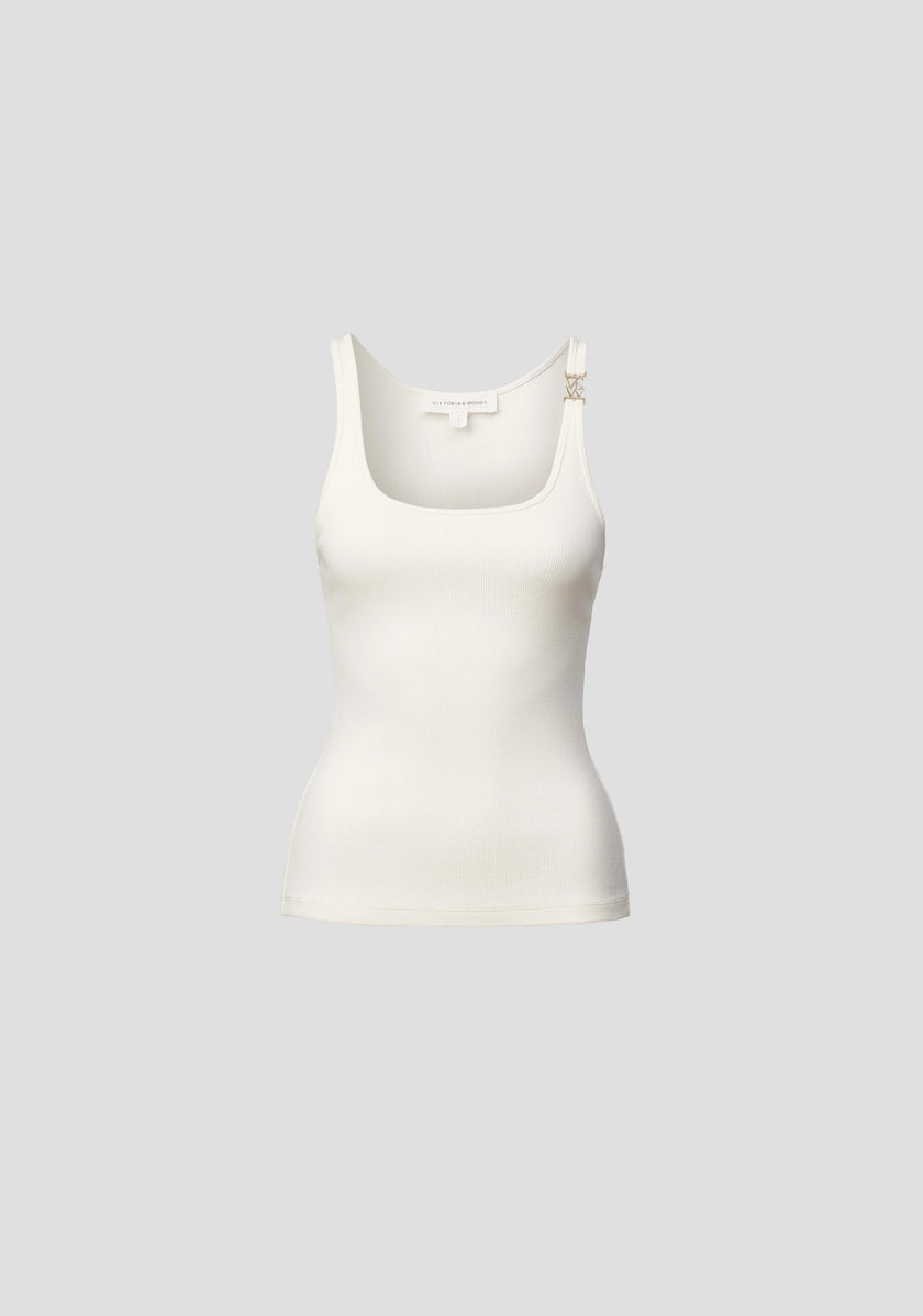 VIKTORIA & WOODS Victor Tank - Ivory