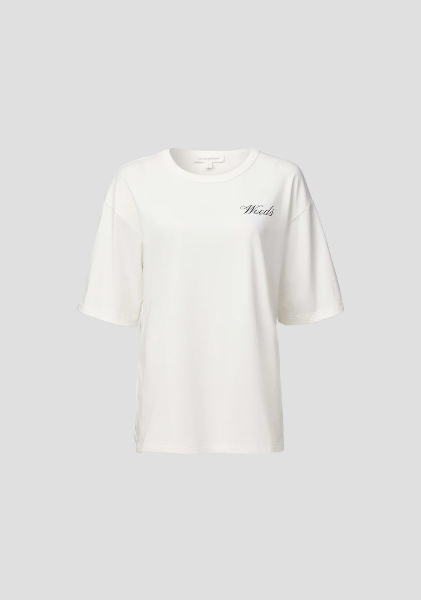 VIKTORIA & WOODS Club Woods Tee - Ivory