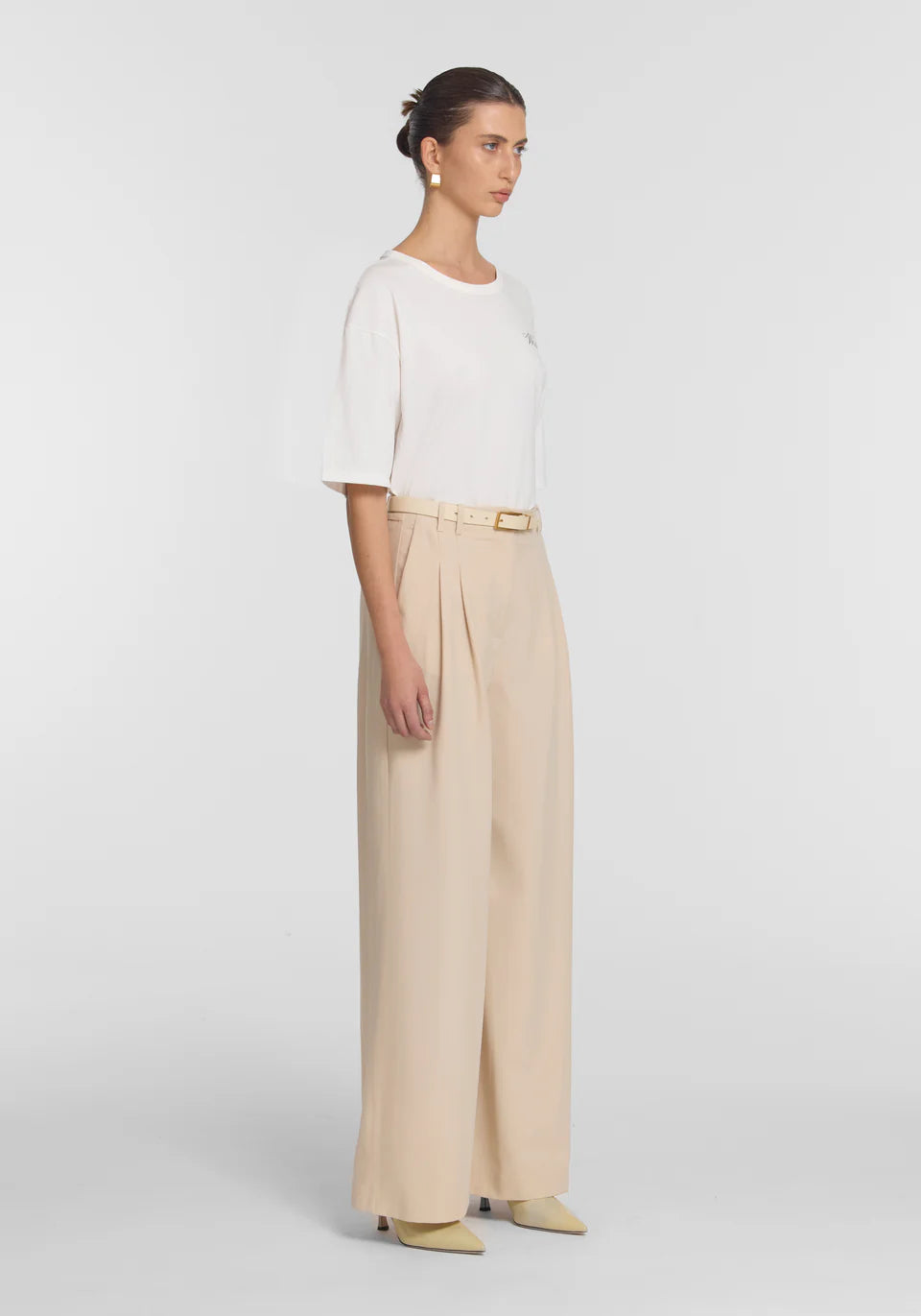 VIKTORIA & WOODS Club Woods Tee - Ivory