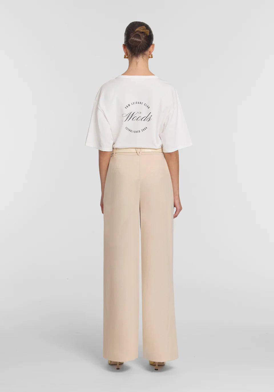 VIKTORIA & WOODS Club Woods Tee - Ivory