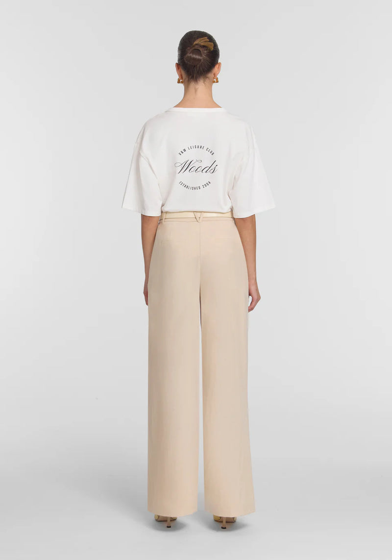 VIKTORIA & WOODS Club Woods Tee - Ivory