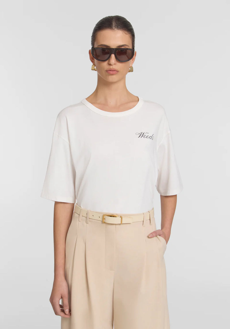 VIKTORIA & WOODS Club Woods Tee - Ivory