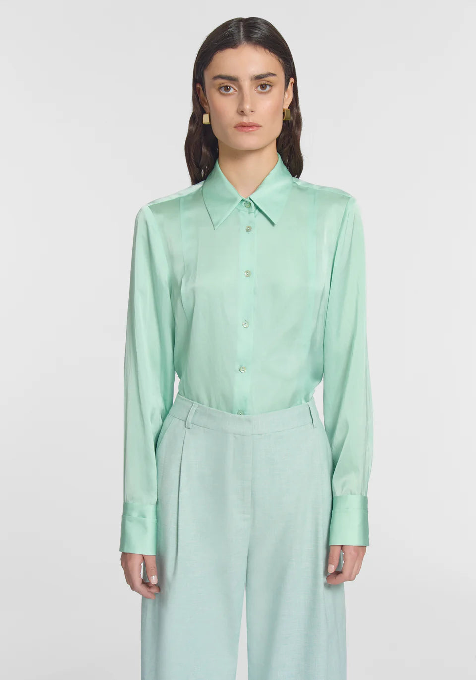 VIKTORIA & WOODS Solstice Shirt - Mint