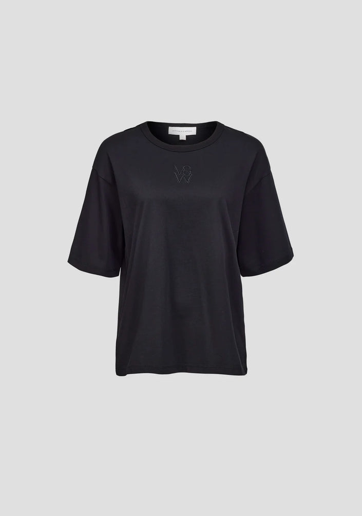 VIKTORIA & WOODS Paxton Tee - Black