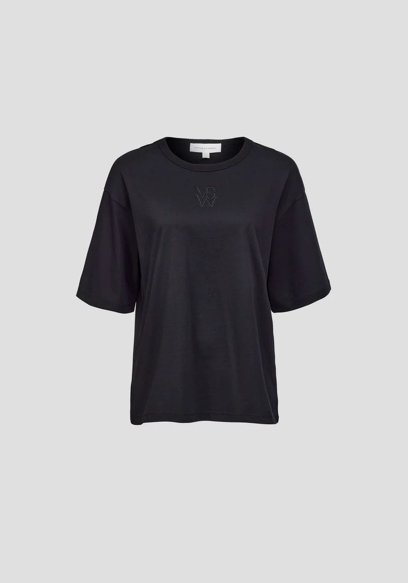 VIKTORIA & WOODS Paxton Tee - Black