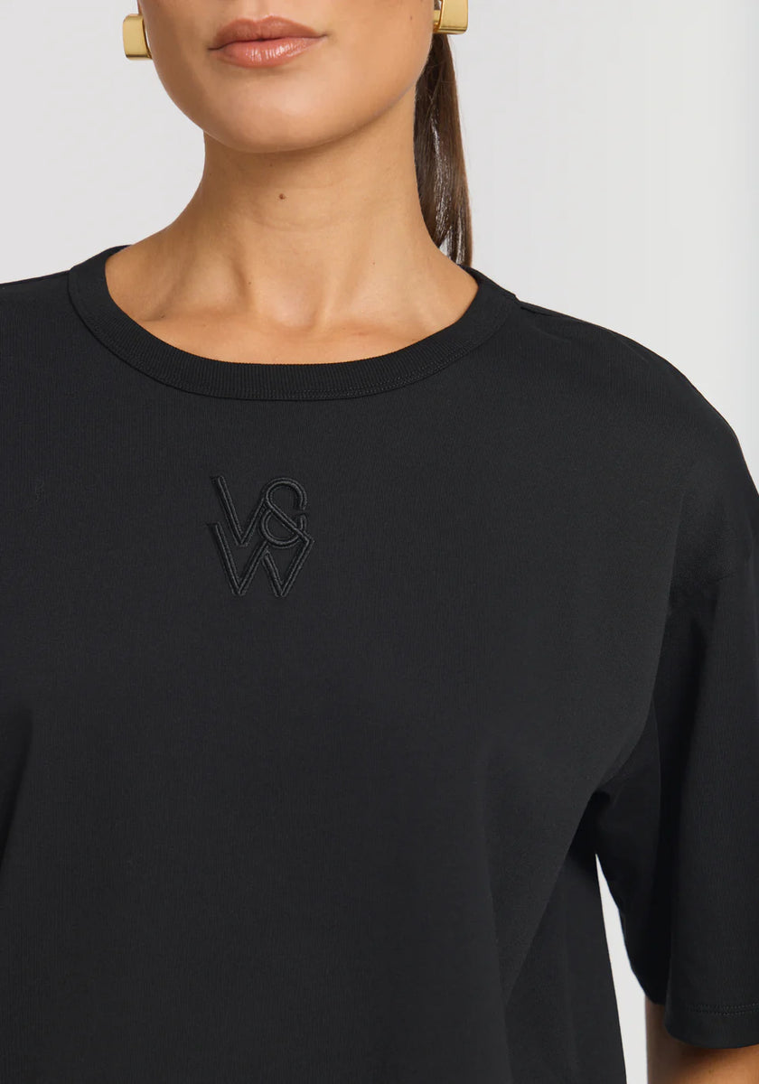 VIKTORIA & WOODS Paxton Tee - Black