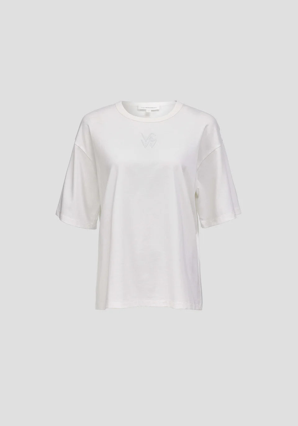 VIKTORIA & WOODS Paxton Tee - Ivory