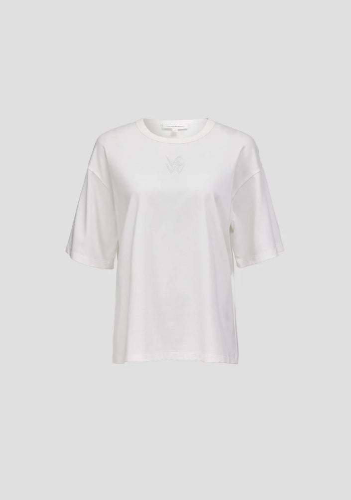 VIKTORIA & WOODS Paxton Tee - Ivory