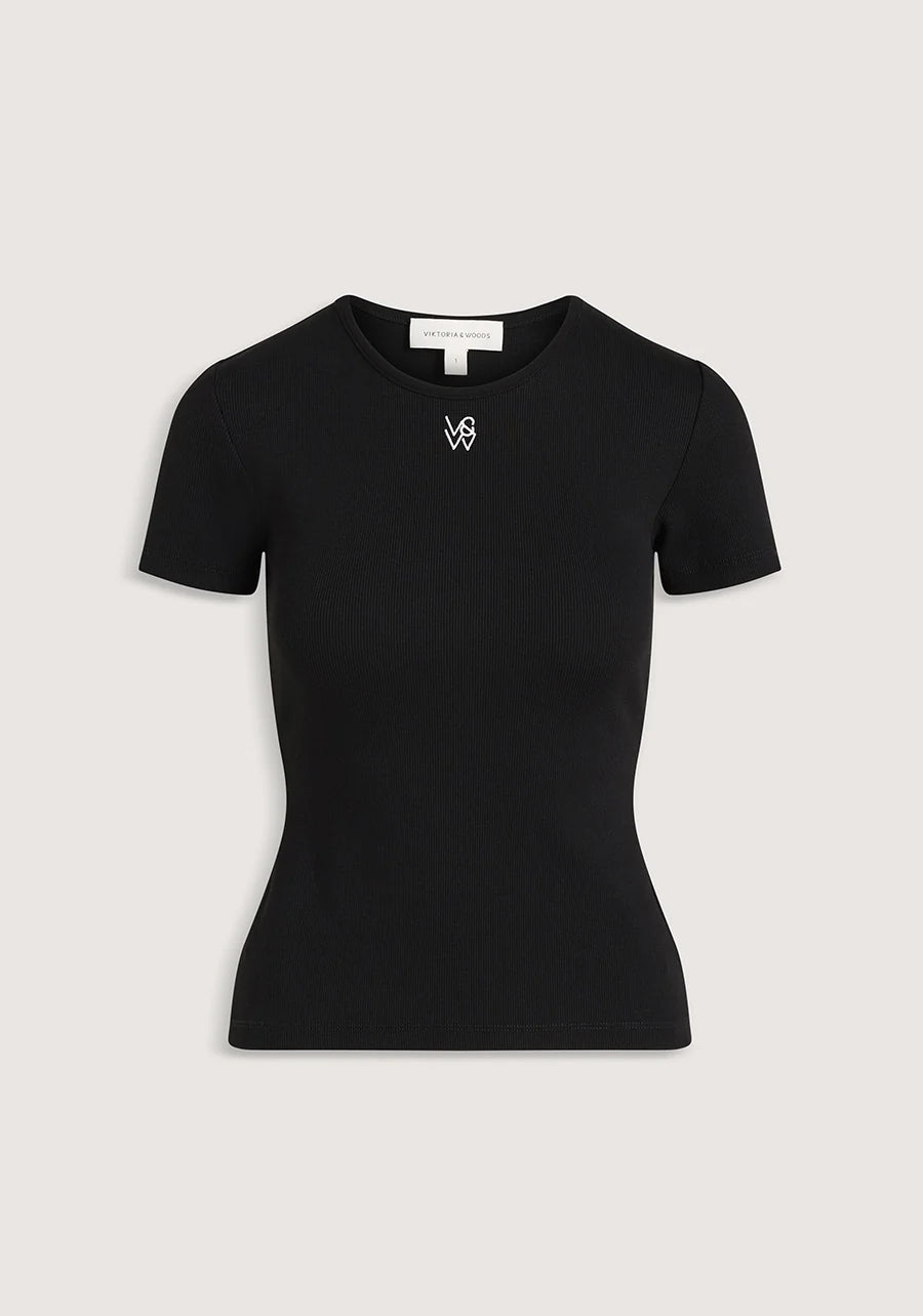 VIKTORIA & WOODS V&W Tee Black