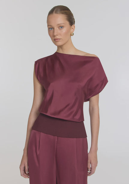 VIKTORIA & WOODS Mabel Top - Garnet