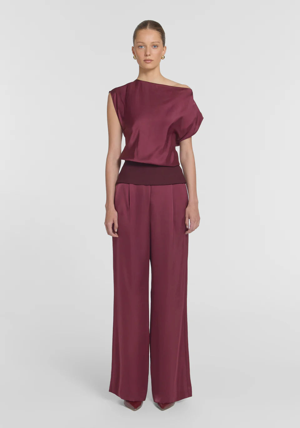 VIKTORIA & WOODS Mabel Top - Garnet