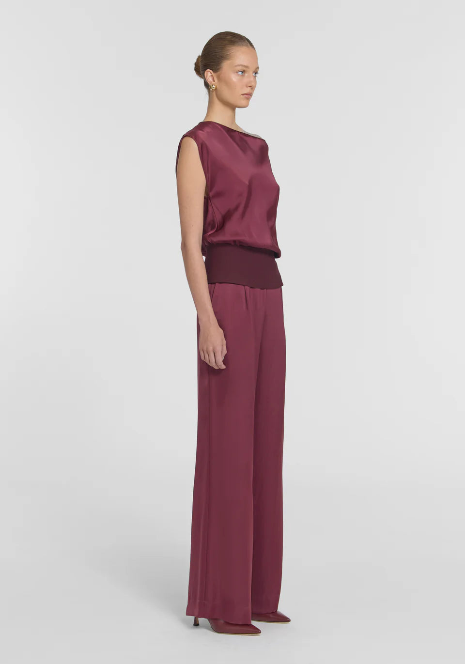 VIKTORIA & WOODS Mabel Top - Garnet