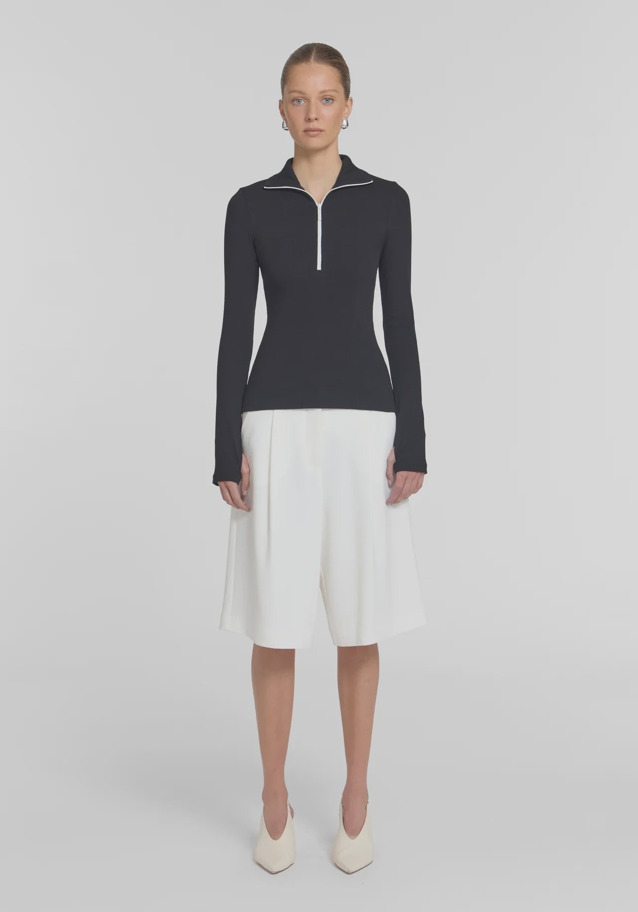 VIKTORIA & WOODS Summit Rib Turtleneck - Black