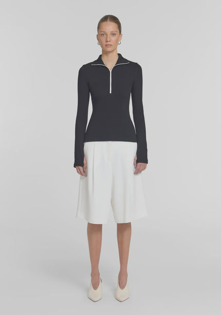 VIKTORIA & WOODS Summit Rib Turtleneck - Black