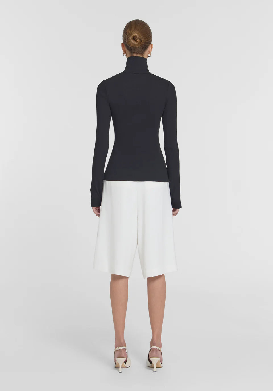 VIKTORIA & WOODS Summit Rib Turtleneck - Black