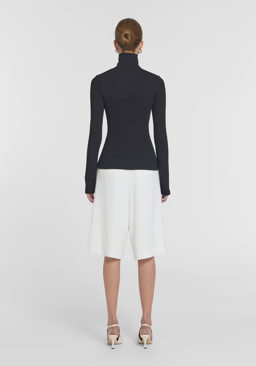 VIKTORIA & WOODS Summit Rib Turtleneck - Black
