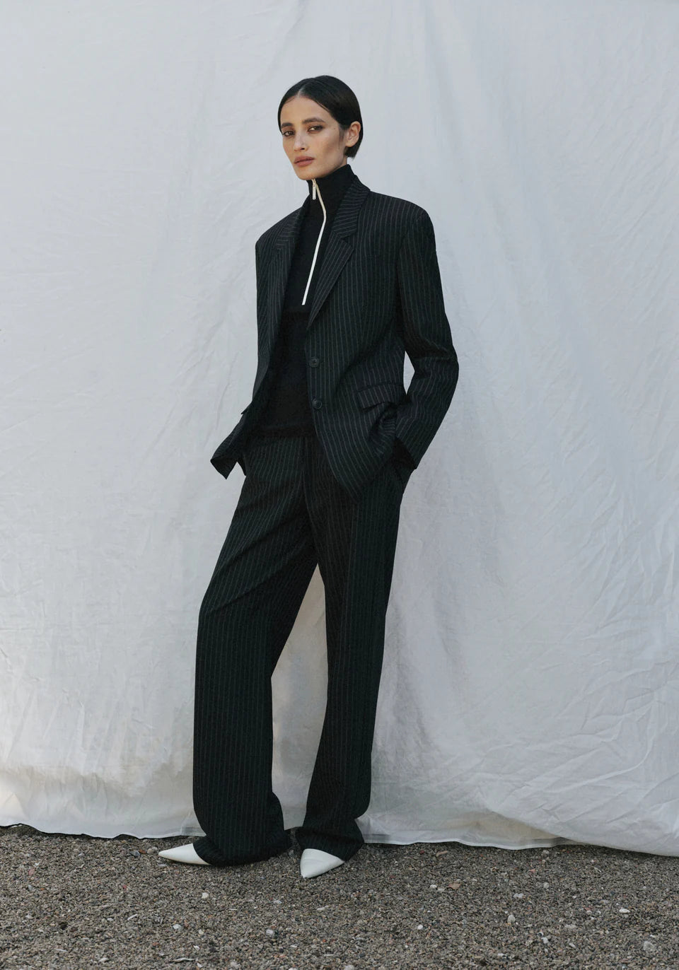 VIKTORIA & WOODS Summit Rib Turtleneck - Black