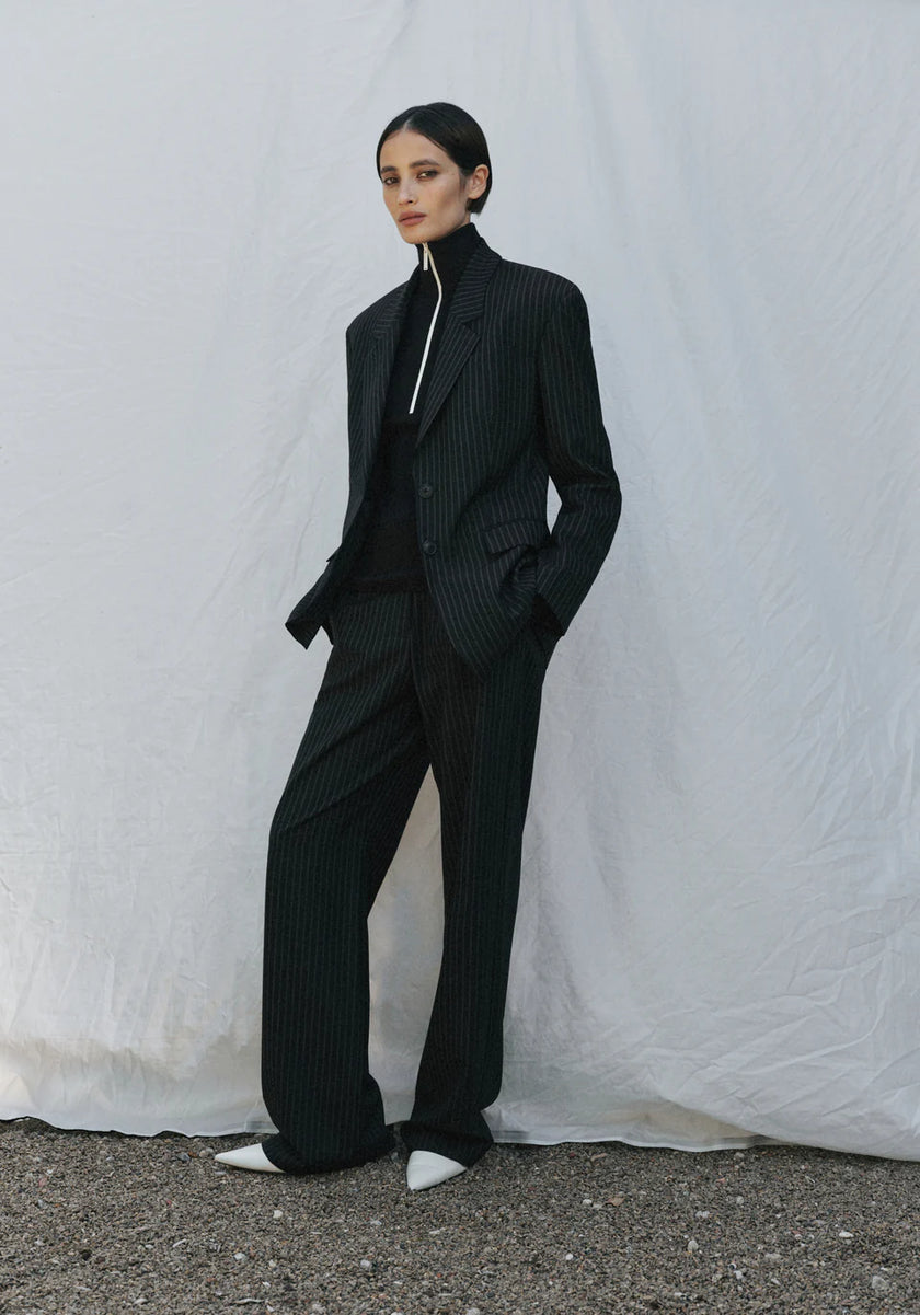 VIKTORIA & WOODS Summit Rib Turtleneck - Black
