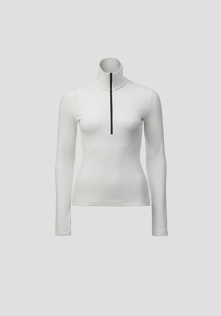 VIKTORIA & WOODS Summit Rib Turtleneck - Ivory