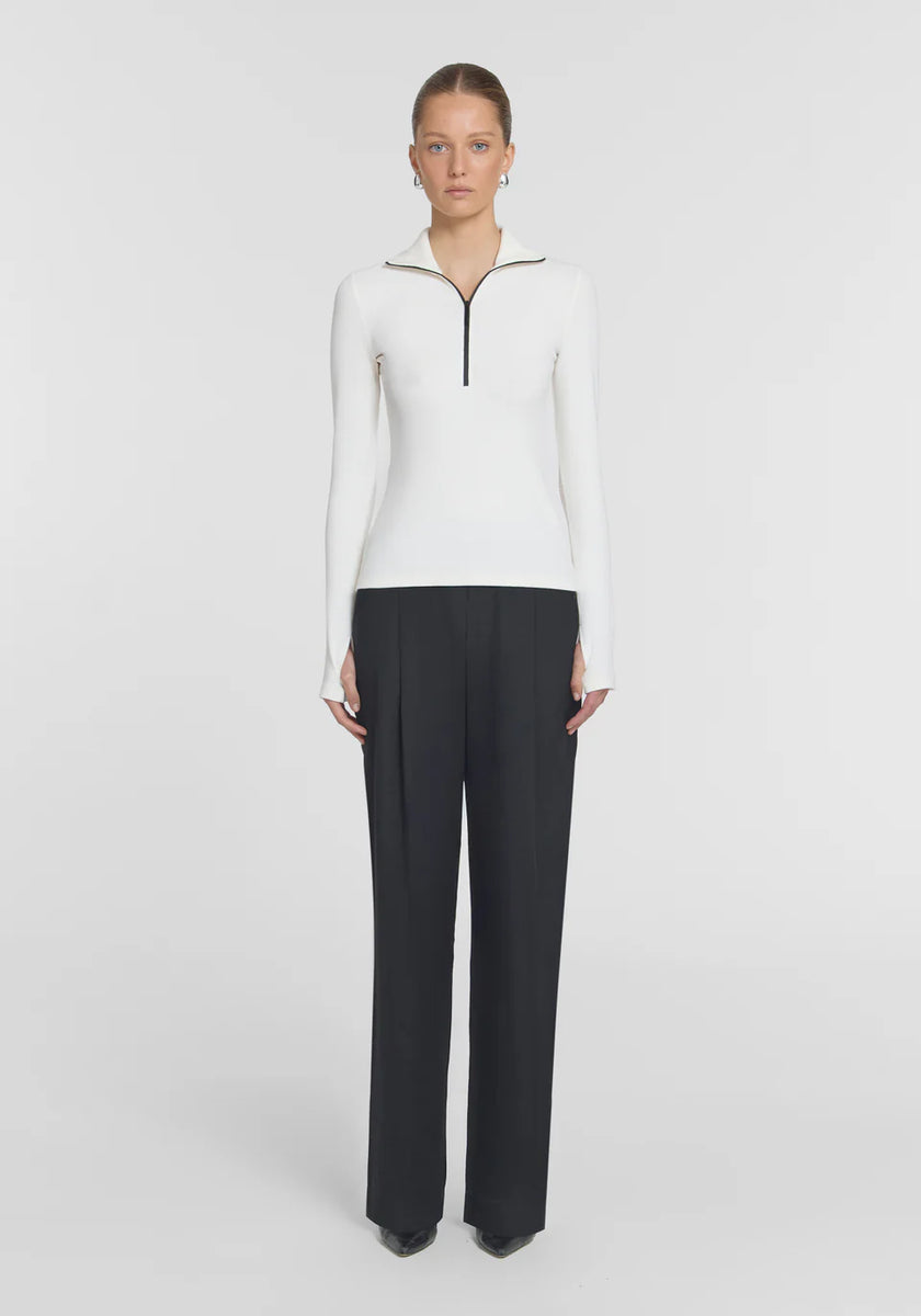 VIKTORIA & WOODS Summit Rib Turtleneck - Ivory