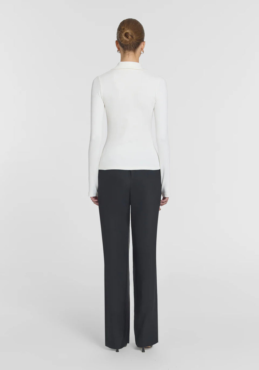 VIKTORIA & WOODS Summit Rib Turtleneck - Ivory