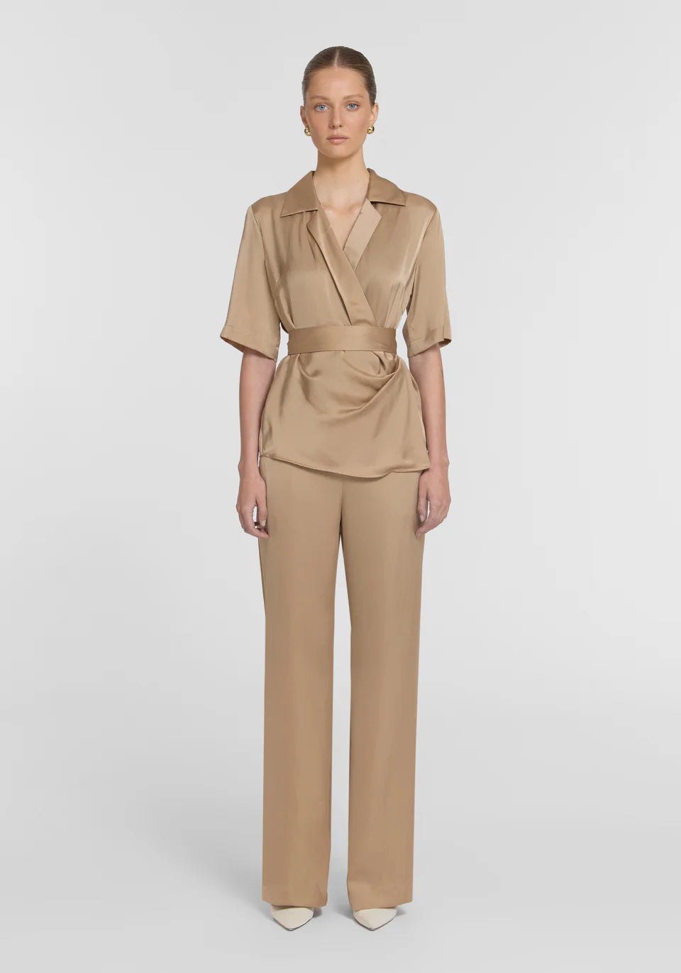 VIKTORIA & WOODS Broadway Shirt - Hazelnut