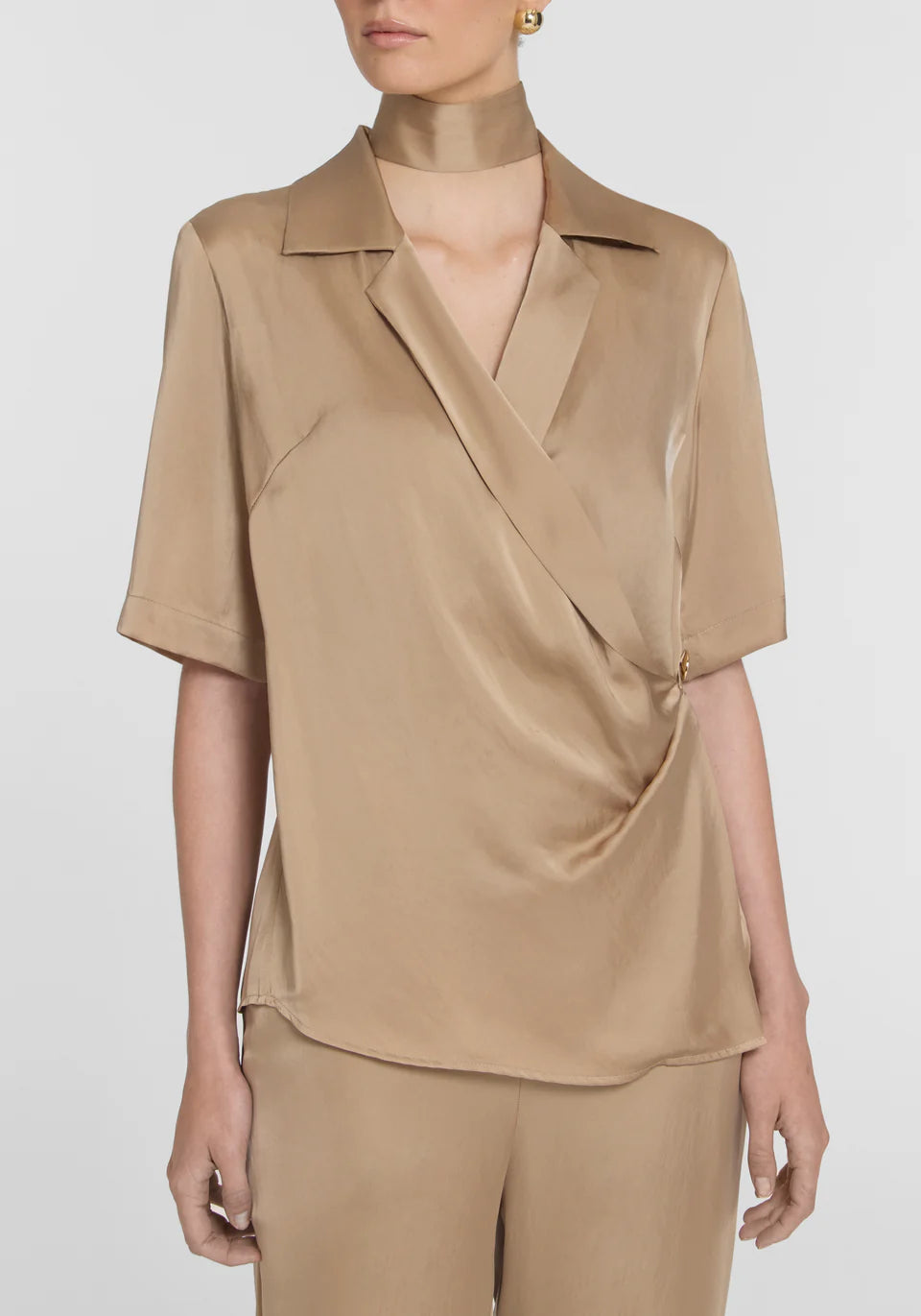 VIKTORIA & WOODS Broadway Shirt - Hazelnut