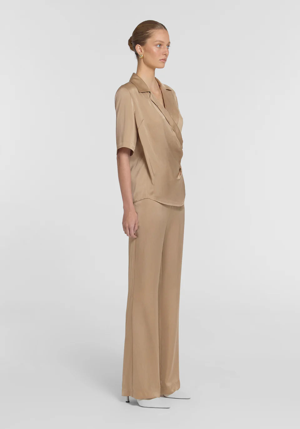 VIKTORIA & WOODS Broadway Shirt - Hazelnut