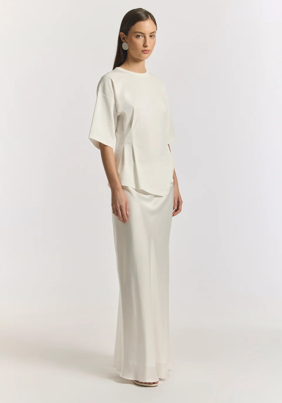 VIKTORIA & WOODS Aries Ponte Tee - Ivory