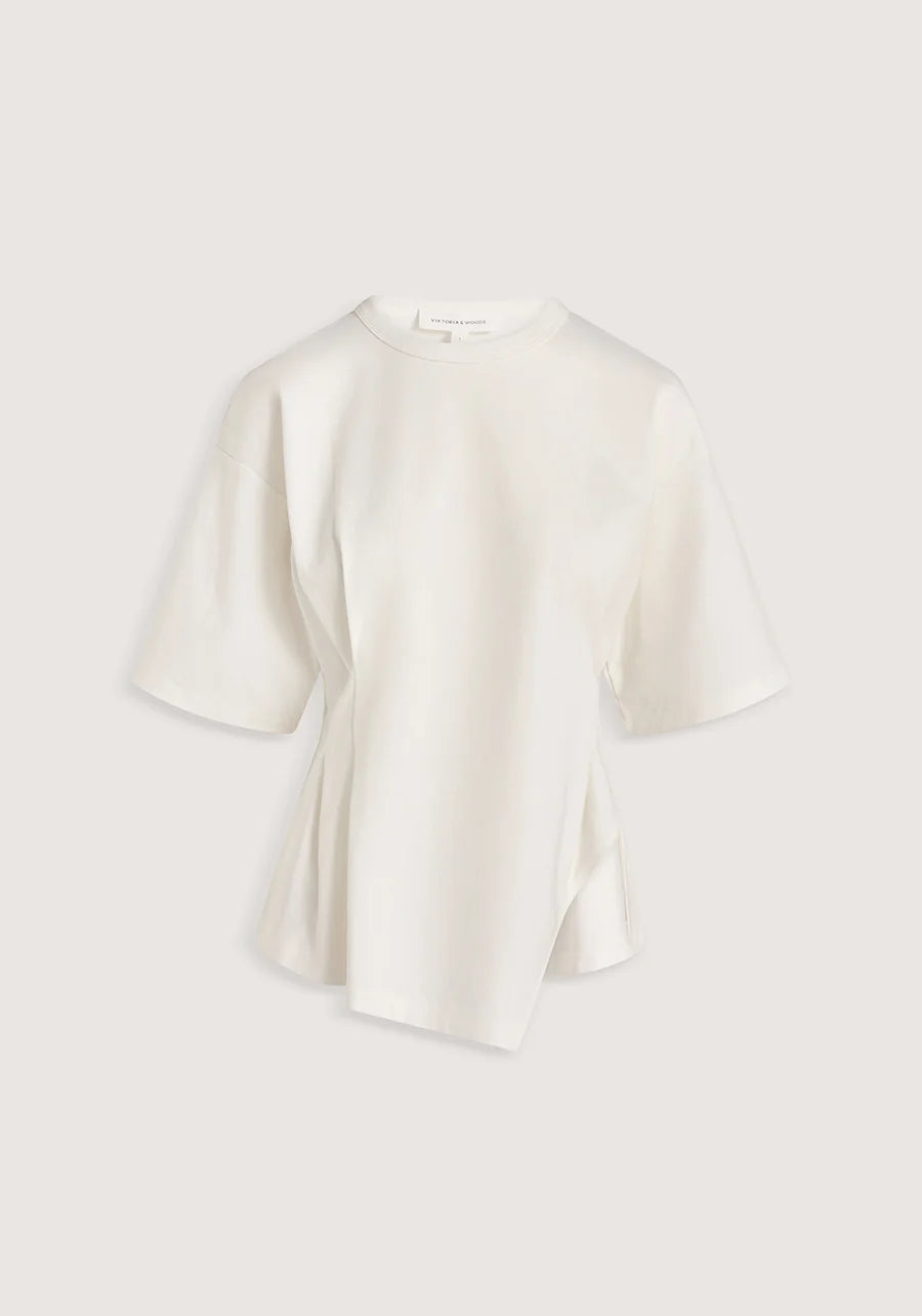 VIKTORIA & WOODS Aries Ponte Tee - Ivory
