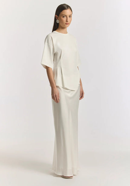 VIKTORIA & WOODS Aries Ponte Tee - Ivory