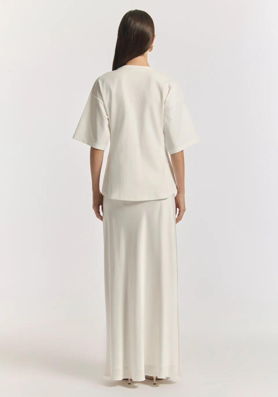 VIKTORIA & WOODS Aries Ponte Tee - Ivory