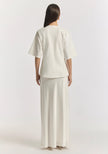VIKTORIA & WOODS Aries Ponte Tee - Ivory