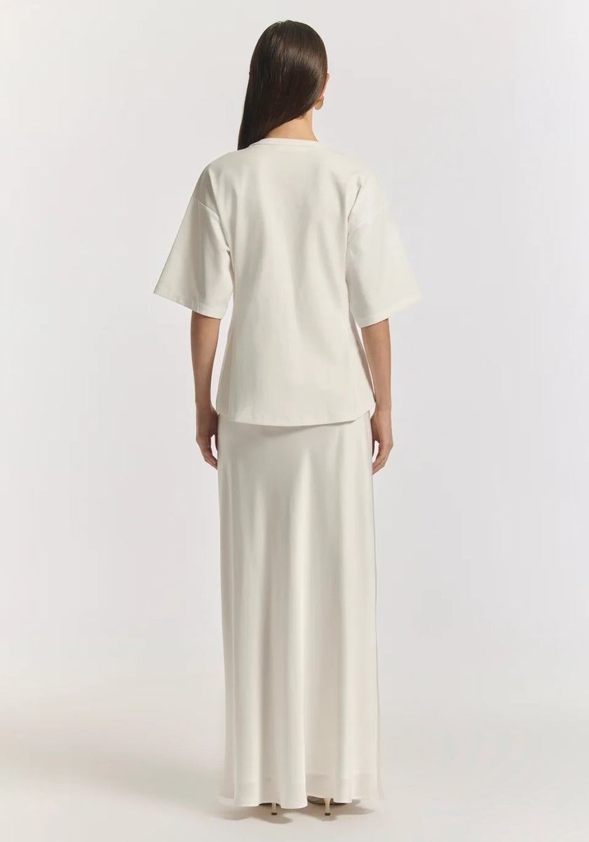 VIKTORIA & WOODS Aries Ponte Tee - Ivory