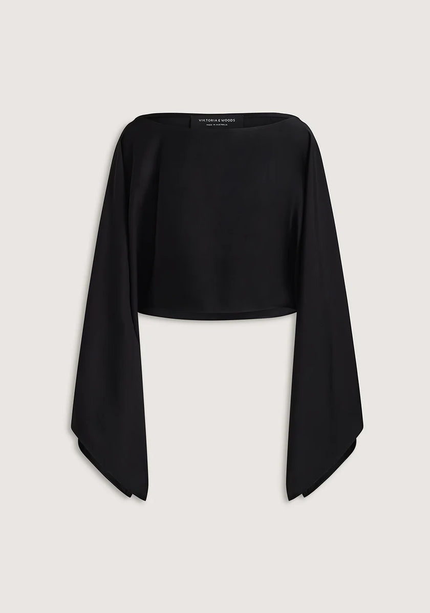 VIKTORIA & WOODS Romance Top - Black