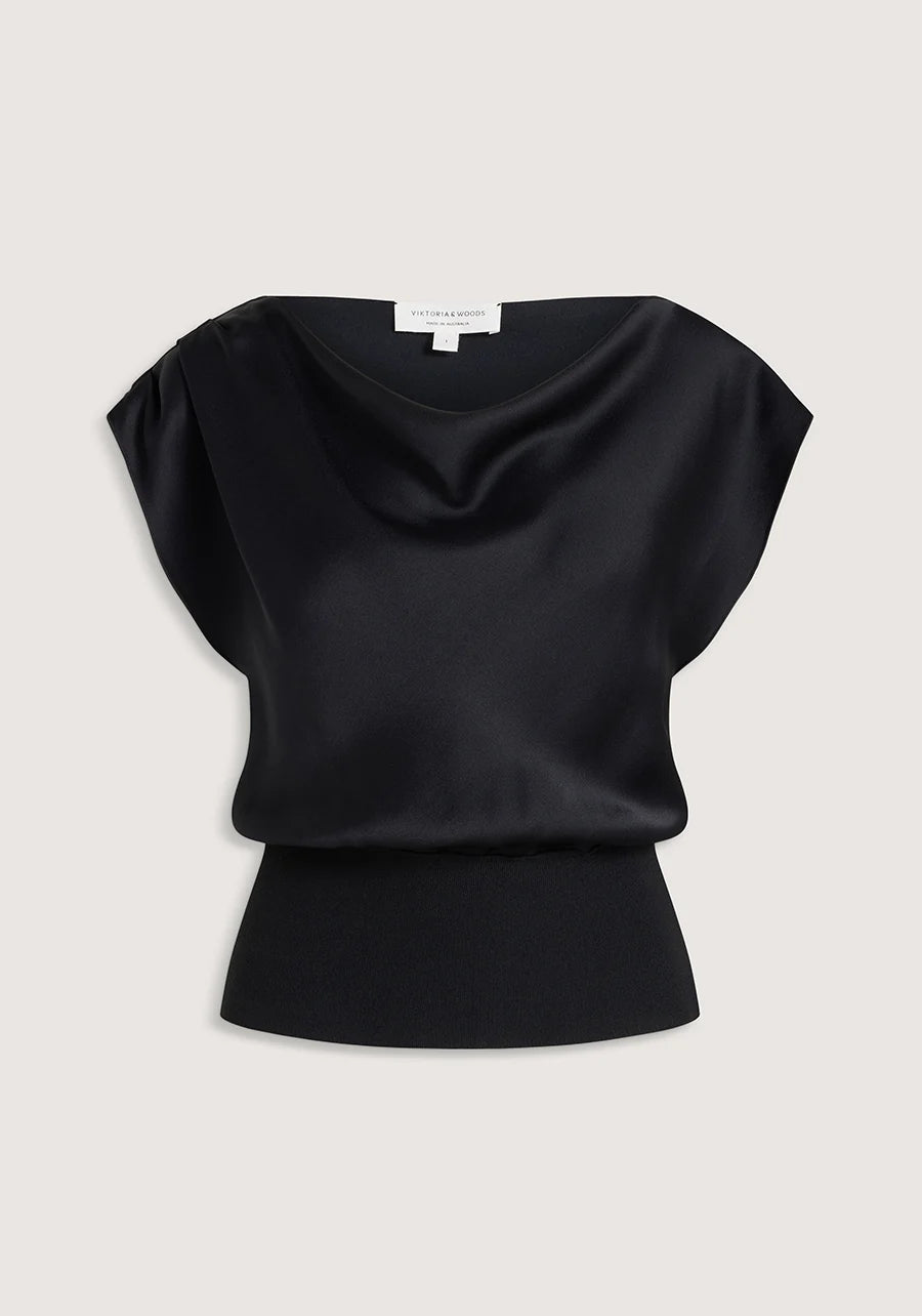 VIKTORIA & WOODS Mabel Top - Black