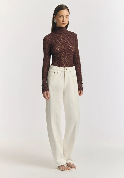 VIKTORIA & WOODS Luna Skivvy - Mahogany