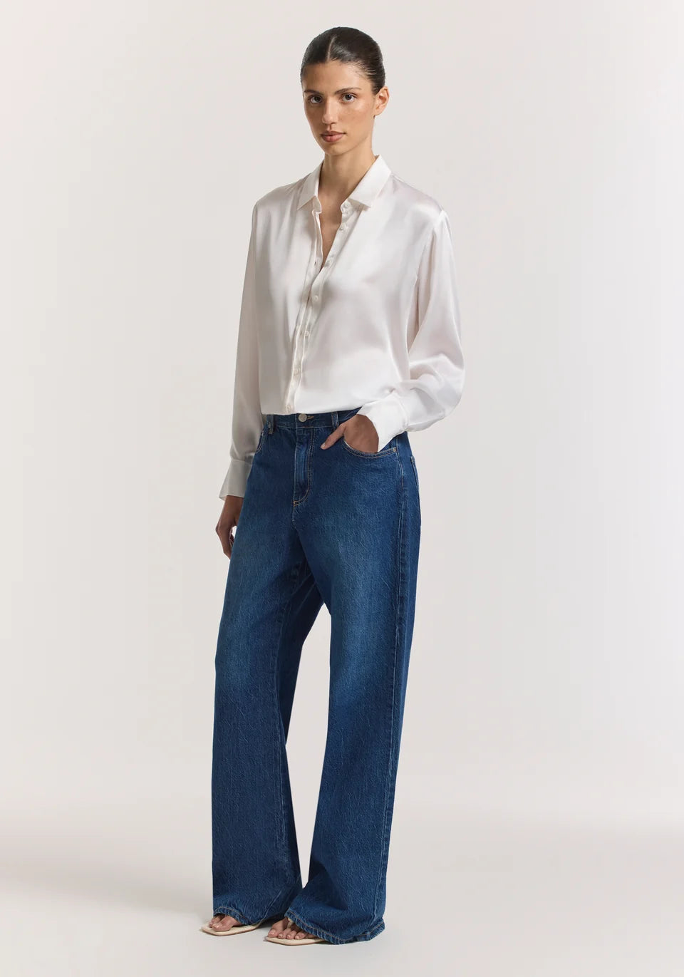 VIKTORIA & WOODS Memorial Silk Shirt - Ivory