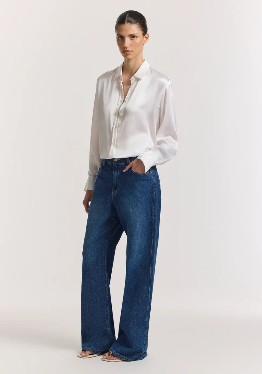 VIKTORIA & WOODS Memorial Silk Shirt - Ivory