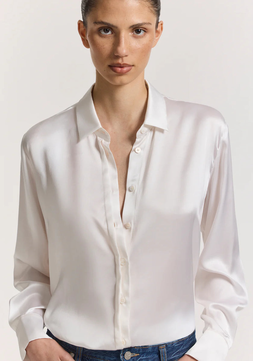 VIKTORIA & WOODS Memorial Silk Shirt - Ivory